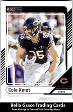 2024 Donruss #68 Cole Kmet Chicago Bears NFL Football