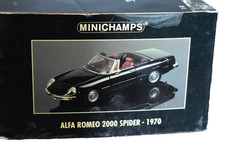 MINICHAMPS 1/18 ALFA ROMEO 2000 Spider 1970 Black