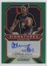 2021 Panini Prizm WNBA Signatures Green Prizm Odyssey Sims #SG-ODS Auto r9d