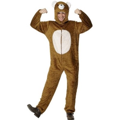 Smiffys Bear Costume, Brown (Size L)