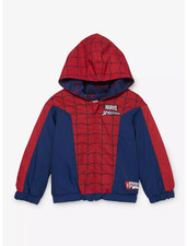 NWT BoxLunch Exclusive 4T Spider-Man Suit Reversible Toddler Jacket I Marvel Fan
