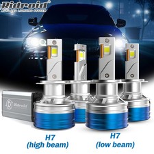 For Mercedes-Benz C250 C300 C350 - 4pc Combo Headlight High Low Beam LED Bulbs