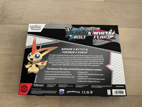 Pokémon Unova Victini Illustration Collection SV Black Bolt & White Flare NEW - Picture 2 of 2