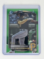 2025 Bowman Chrome Jhonny Severino Green Refractor /99 #BCP-233 Pirates