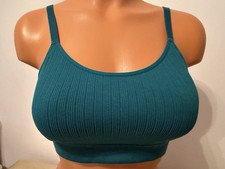 NWT Auden Soft Stretchy Pull Over Bralette Removable Pads Color Shown Size M