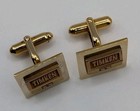 Vintage 1/20 12K Gold Filled Cufflink Set Timken 20yr Service Award Anson — photo 3