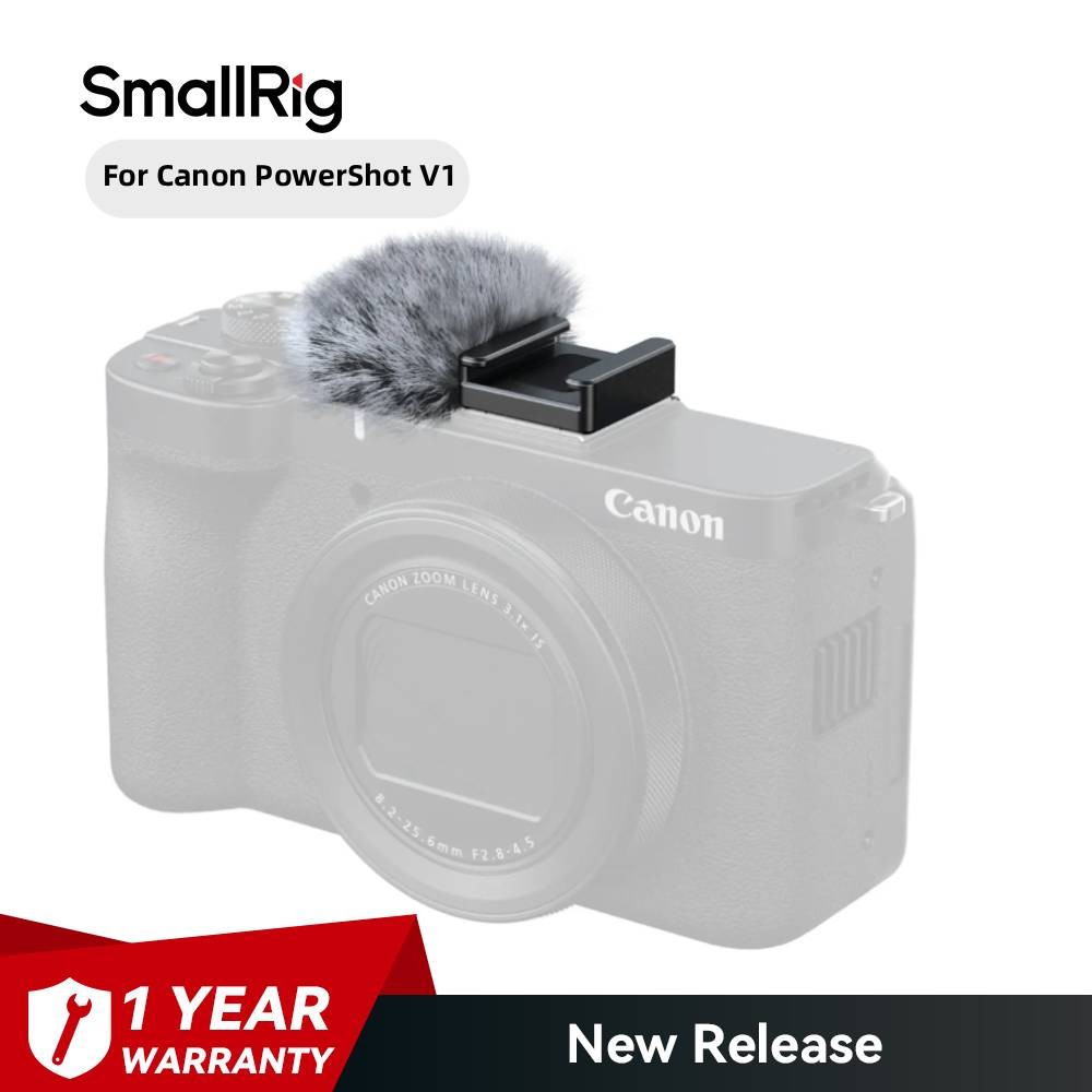 SmallRig Furry Windscreen for Canon PowerShot V1 5989