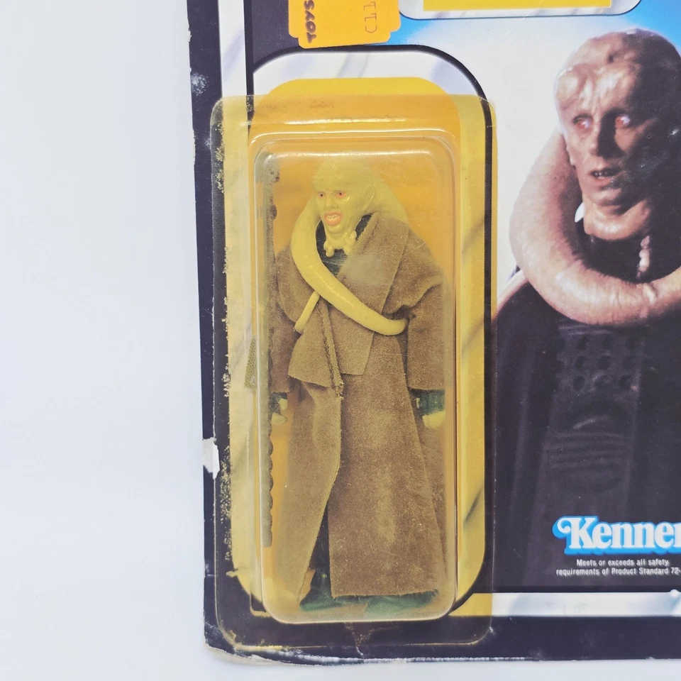 Star Wars El Retorno del Jedi Babero Fortuna 77 Tarjeta Trasera ROTJ Kenner 1983 De Colección Foto 3 de 4