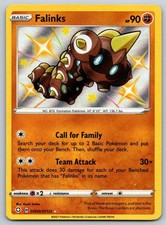 Carta Pokemon Falinks Holo Shining Fates Shiny Vault SV074/SV122 quasi nuova