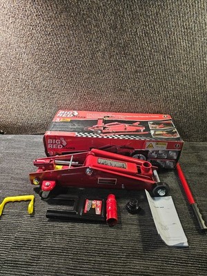 BIG RED T83006 Torin Hydraulic Trolley Service/Floor Jack 3 Ton Capacity Red