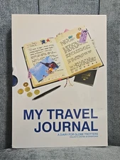 My Travel Journal A Diary for Globe Trotters - Hardback Book w/ Sleeve  NEW