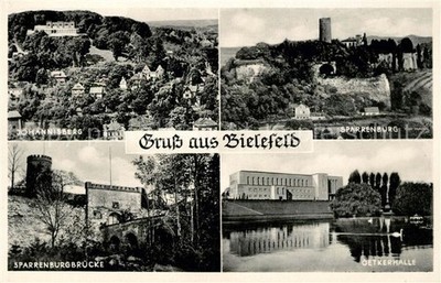 BIELEFELD CITY Johannisberg Sparrenburg Castle Bridge Oetkerhalle