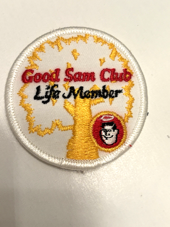 Sam One Patch Good Sam Club LIFE Member RV CLUB Camping Embroidered Travel Vintage ...