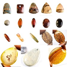 Focal Pendant Agate Beads Oval Tube Teardrop ...