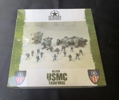 DUST TACTICS 1947 Warfare Allied USMC Taskforce New Babylon Kickstarter Shrink