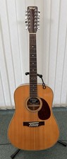 Vintage E600 12 string acoustic guitar complete with Stagg hard case