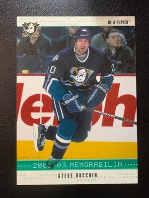 2002-03 BAP Memorabilia Steve Rucchin Anaheim Ducks Emerald 03/10 (#132)