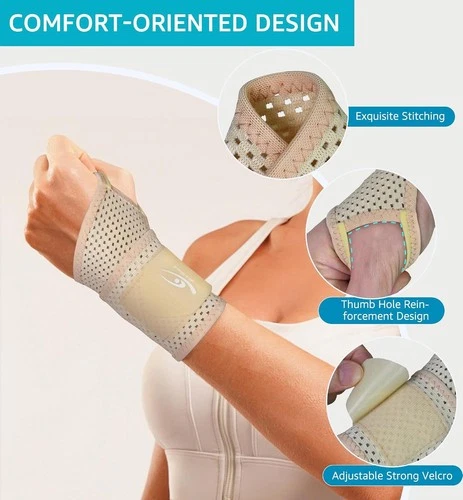 Muñequeras de compresión (2 unidades), correas de alta elasticidad image 6