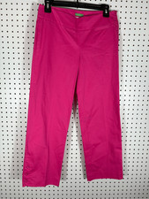 Lilly Pulitzer Pink button hem palm beach fit pants size 2