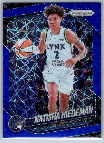2025 Panini Prizm WNBA Natisha Hiedeman Blue Velocity Prizms #53