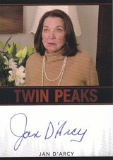 2025 Twin Peaks Lady Log Chronicles Autograph Card signed by Jan D'Arcy BORDERED