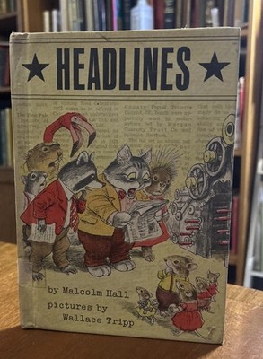 Headlines by Malcolm Hall 1973 1st Ed HC