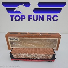 Buy Vintage Toys like TYCO HO-GAUGE 4365 50' FLAT CAR W/ PULPWOOD LOAD SOUTHE from eBay