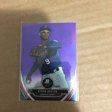 2013 Bowman Platinum Prospects Retail Chrome Purple Refractor BYRON BUXTON - RC