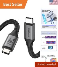 USB-IF Certified Thunderbolt 5 Cable, 240W Charging, 4FT Compatible with MacBook