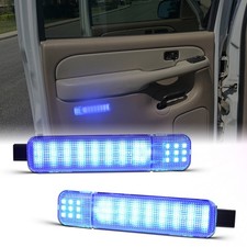 2pcs Led Door Courtesy Light For Chevy Silverado Suburban Gmc Tahoe Yukon Sierra