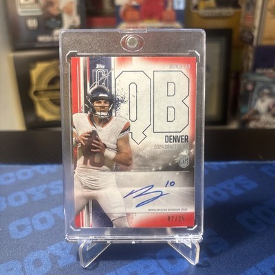 BO NIX 2024 TOPPS SIGNATURE CLASS ROOKIE  AUTO RED REFRACTOR RC 2/25