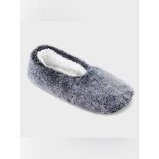 2X Auden Plush Faux Fur Slipper Socks with Slip Resistant Soles M/L 8-10 NWT