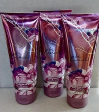 Bath and Body Works Be Enchanted Pomegranate Vanilla Musk Body Cream New x3