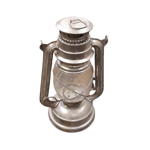 Vintage BAT 158 Kerosene Lantern German GDR Metal Hurricane Storm Oil Lamp Glass image 2