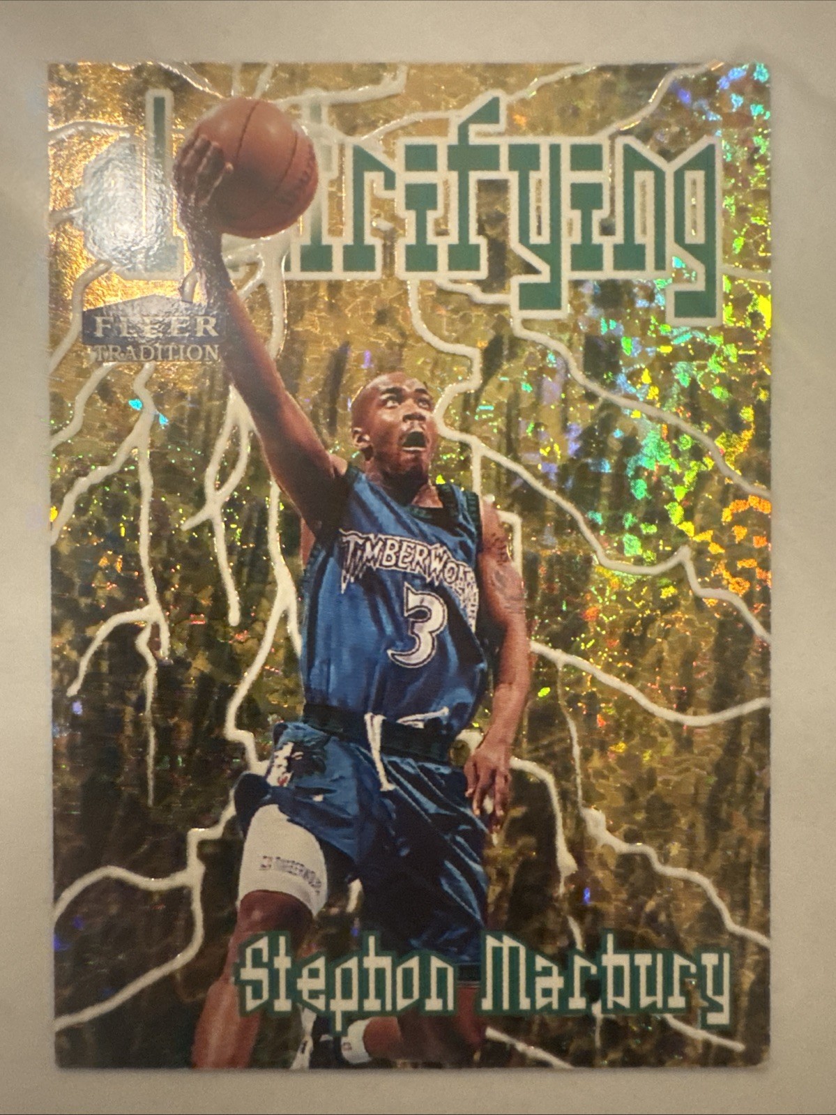 1998-99 Fleer Tradition - Electrifying Stephon Marbury #8 E