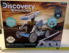 Discovery Mindblown Solar Vehicle Creations STEM Kit 197 Pieces Robots FREE SHIP