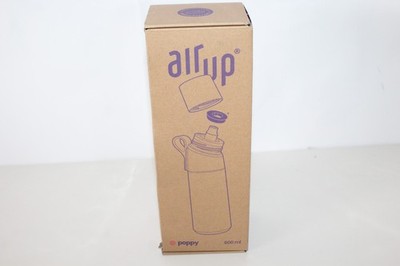 Wasserflasche Airup 600 ML Rot Mohn Tritan Licht Und Funzion Neu Rechnung MwSt