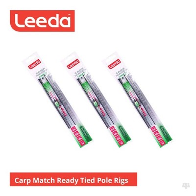 Leeda Carp Match Ready Tied Pole Rigs - Brassen Barbe Schleie Friedfischangelgerät