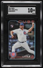 2024 Topps Series 2 Black 28/73 Luke Little #546 SGC 10 GEM 14dq