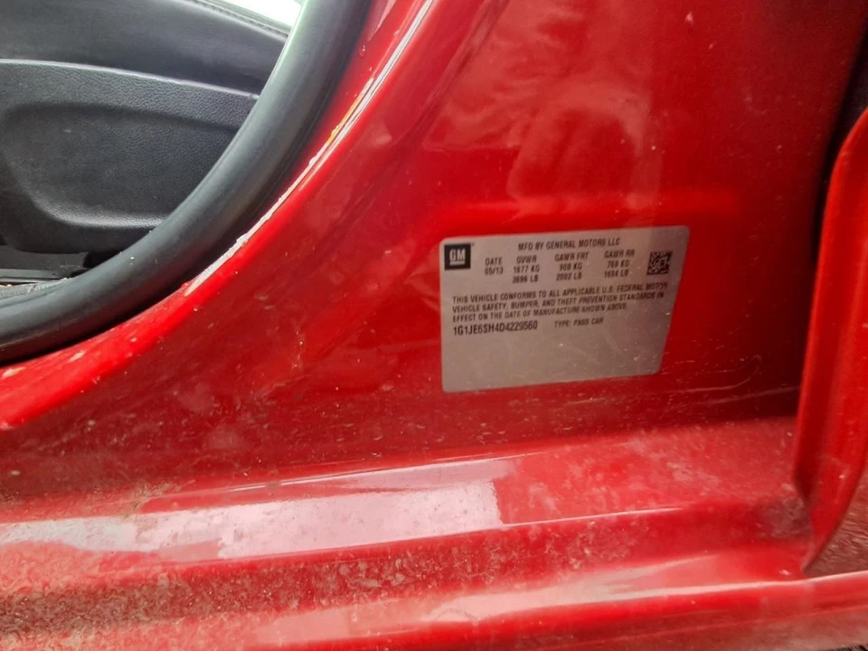 2013 Chevrolet Sonic ECM телематики OnStar модуль б/у 79K миль 591-07647 - Изображение 4 из 4