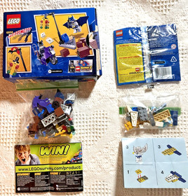 S394-LEGO-6858-CATWOMAN CATCYCLE CITY CHASE & 30250-CHIMA - EWAR'S ACRO FIGHTER