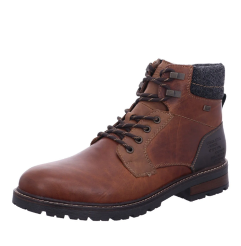 Rieker 32040-25 Braun Gr. 45 Herren Leder Schnürstiefel UVP: 89,90€ (S/1075)