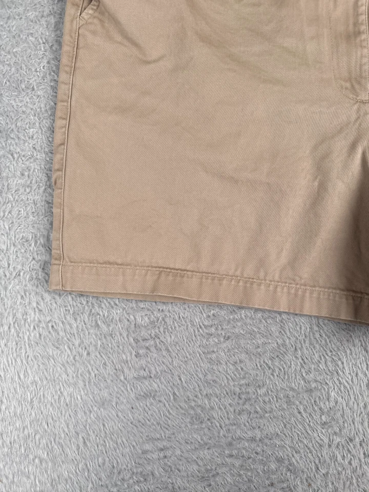 Pantalones Cortos Lauren Ralph Lauren Mujer 16 Beige LRL 100% Algodón Sarga Caminata Campamento 33x6 Foto 3 de 4