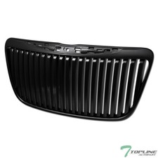 Topline For 2011-2014 Chrysler 300300c Vertical Front Bumper Grille - Matte Blk