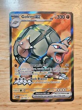 Golem ex 189/165 Scarlet & Violet 151 (MEW) Full Art Ultra Rare Pokemon Card on eBay