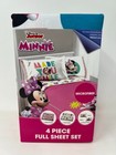 Disney Junior Minnie Mouse Made You Smile 4 Piece Full Sheet Set Brand New