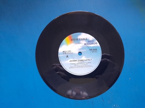 STEVE EARLE☆ Johnny Come Lately☆ "7" VINYL☆FREEPOST☆ - Picture 2 of 5