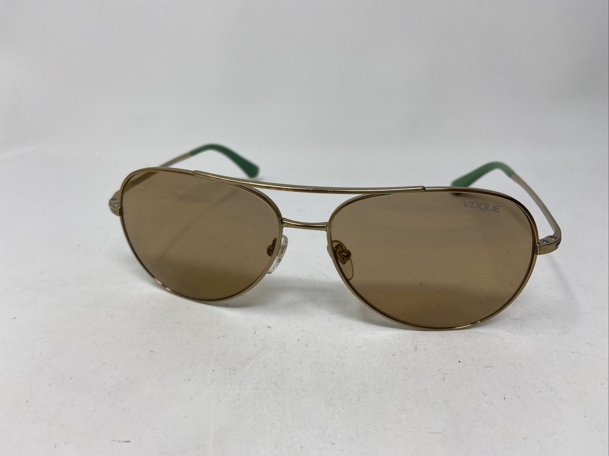 VOGUE AVIATOR SUNGLASSES VO 3446-S 848/5A 58/14/135 GOLD W 