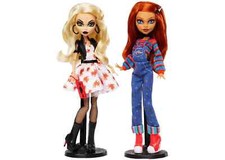 Mattel Skullector Monster High Bride Of Chucky Doll Set Tiffany Chucky Brand New