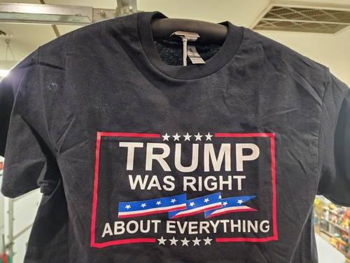 Trump Was Right About Everything Black custom t-shirt - XLarge - Picture 5 of 6
